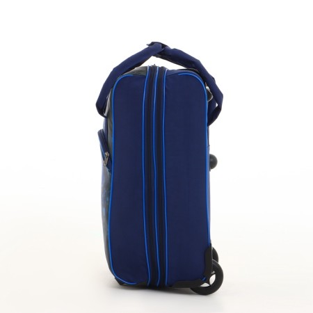 Small Small 20 "with a bag, a lightning department, an external pocket, with an extension, the color is blue-5