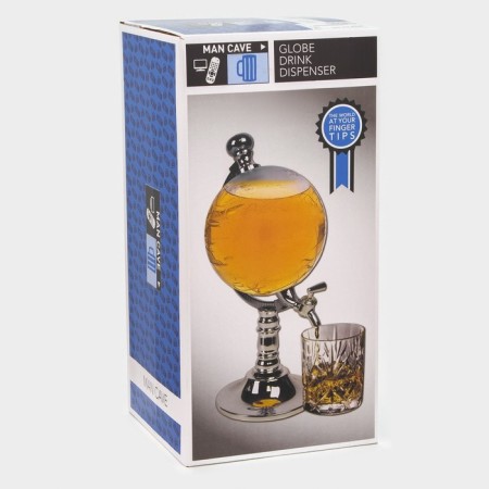 Beer Tower with a funnel "Earth ball", 1.9 l, silver color-14