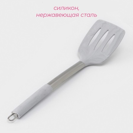Shock with slots “Shanti”, 34.5 cm, gray color.-1