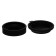 A glass for drawing DEVENTE. School, folding (silicone), black