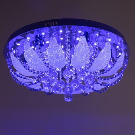 Svetogor chandelier "Butle" 8x60W E27 LED lighting chrome 60x60cm-6