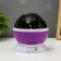 The night designer "Starry sky", rotation, (4AAA or USB) violet. 12*10 cm Risalux