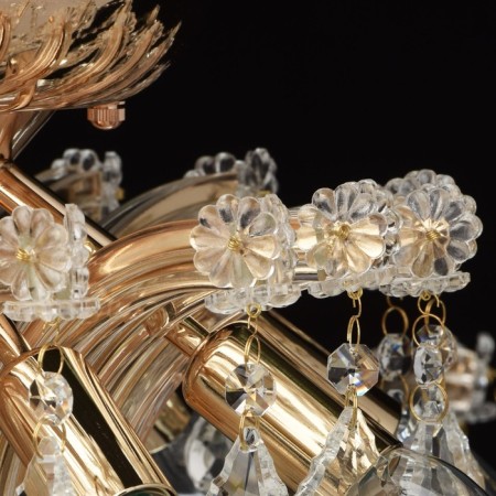 Louise chandelier 10x60W E14 gold-8