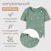 Children's Minaku T-shirt, olive color, height 68-74cm