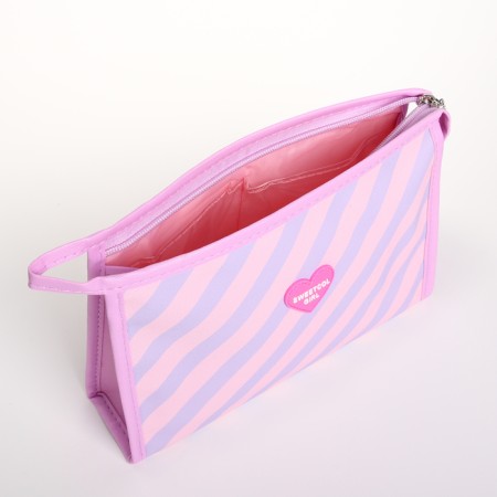 Lightning cosmetic bag, lilac color-2