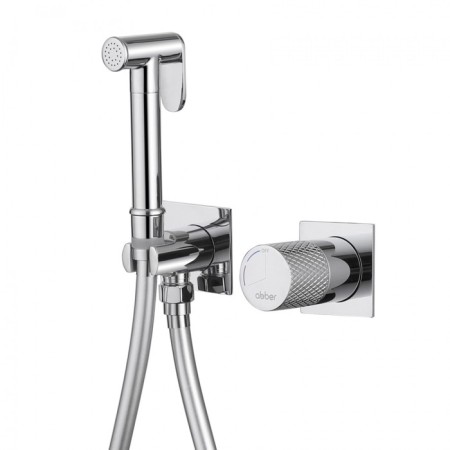 ABBER RUND AF8725 bideter, with hygienic shower, brass, chrome