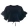 T -shirt female, black color, size 50