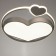 Chandelier 1716/3wt LED 80W 3000-6000k Dimmer white 54x50x6 cm Bayerlux