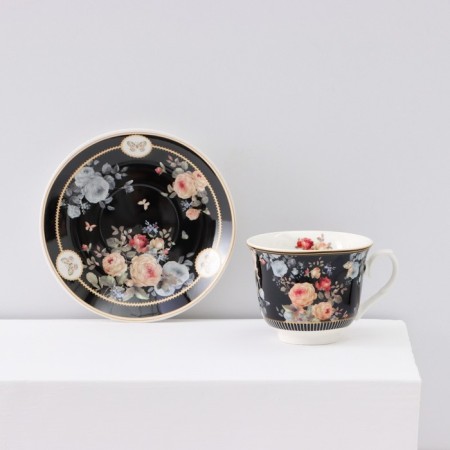 Tea service ceramic "cobalt", 12 items: 6 cups 200 ml, 6 saucer d = 13.5 cm-3