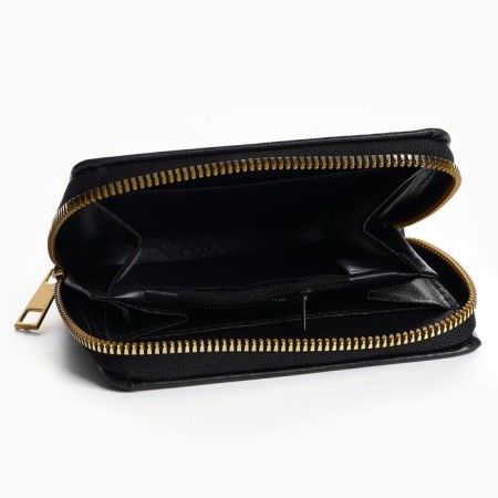 Youth wallet "Nazamok" 12.5x9x2 cm, black color-5