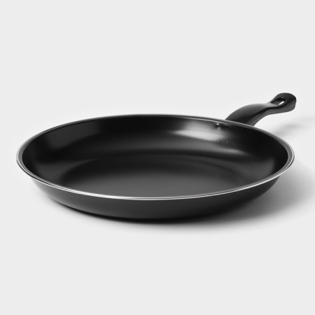 Set of the jacqueline pan, 3 subjects: 20/25/30 × 4 cm, anti -stick coating, black color-14