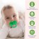 Silicone teether "berry-dummy", red color, crush me