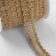 Weekes decorative canvas "Sig-zag", 12 mm, 10 ± 0.5 m, beige color