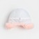 Hat for the girl "Arctic", white/pale pink color, size 48