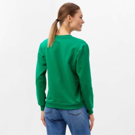 Female sweatshirt, bright green color, size 46-4