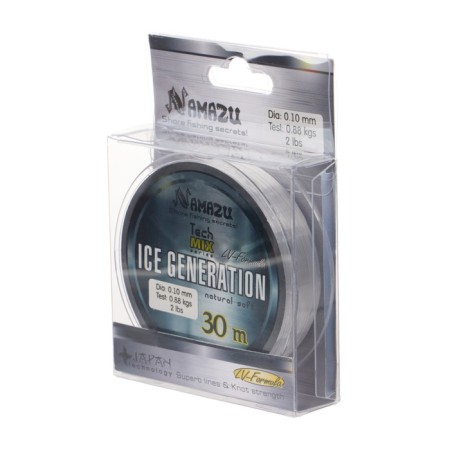 Namazu Ice Generation Flacks, diameter 0.10 mm, test 0.88 kg, 30 m, transparent