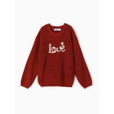 Джемпер детский KAFTAN Love р.32 (110-116 см), красный