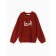 Jumper Children's Kaftan Love R.32 (110-116 cm), red