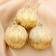 Set of balls plastic D-7 cm, 3 pcs "hoar" gold
