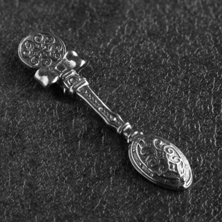 Koshelleka souvenir "A spoon of a bell-bell-bell-bell-bell.", Tin, 3x0.7x0.3 cm-3