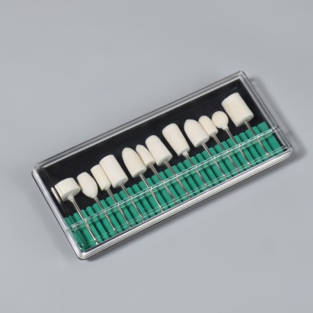 Freems felt for manicure in a plastic organizer, 12 pcs-6