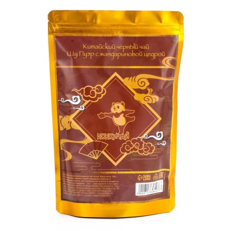 Chinese sustained black tea "Shu puer with tangerine zest", 250 g, Yunnan
