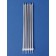 Candles in the cake "Tall Royce", 6 pcs, silver