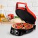 Pizzammaker KitFort KT-3687, 1800 W, anti-stick coating, red