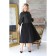 Female dress, size 52, black color