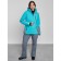 Ski costume female winter, size 42, blue color