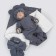 Kinderlitto “Muslin” discharge kit, 4 items, height 50-56 cm, Denim color