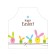 Apron kitchen with a photo print "Easter hares", adjustable, size OS