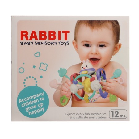 Developing toy "rabbit", with pulls-10