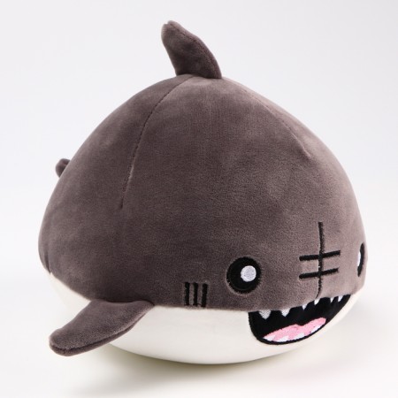Soft toy "Shark", 19 cm, color gray color-4