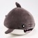 Soft toy "Shark", 19 cm, color gray color