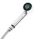 Kitchen mixer Zein Z1301, single -leaf, 35 mm cartridge, with a sliding watering can, chrome