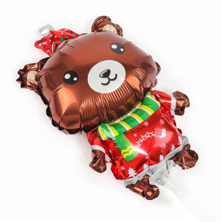 Foil ball 14 "Christmas Bear"-1