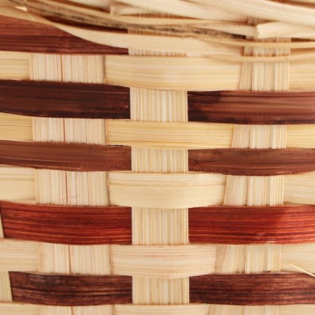 Basket wicker "boat", without a pen, 28 x 22 x 12.5 cm, bamboo-2