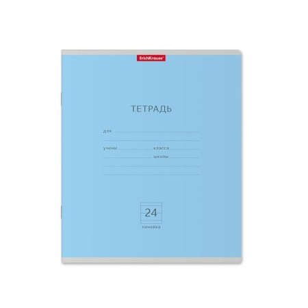 Notebook 24 sheets in the Erichkrause "Classic", cover coated cardboard, offset block, mix (1 species in the adhesion)-8