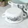 Set of pots "Fish", 3 subjects: 2 l, 3 l, 4 l, glass covers, induction