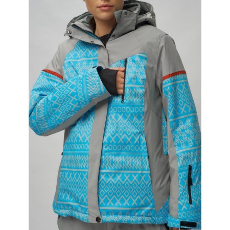 Ski suit female, size 56, blue color-28