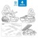 Set for creativity 3D painting "Military equipment"