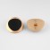 A set of metal buttons on the leg, d = 27 mm, 2 pcs, color, gold/black