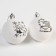 New Year's Christmas tree decoration for coloring, set 2 pcs, ball size 5.5 cm, cars
