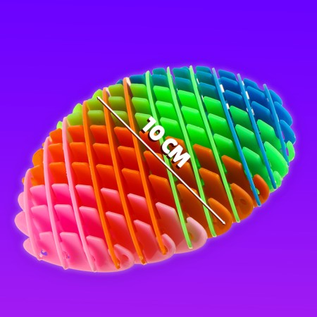 Antistress toy "Worm", multi -colored-1