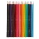 Pencils of watercolor 18 colors BrunovisConti Aquarelle, three -sided