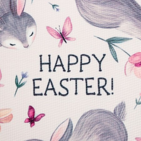 Napkin on the table of the "Easter" (gray bunnies) PVC 40x29 cm-2