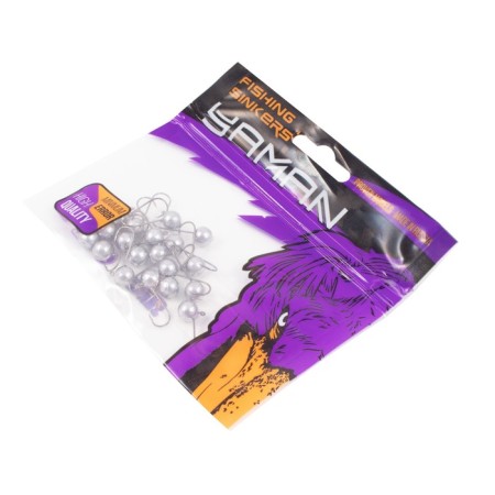 Jig ball without neck Yaman, packaging 20 pcs., Hook Kumho 2312, 3 g-4