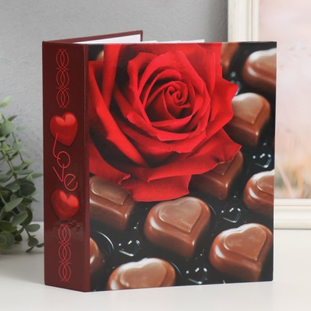 Photo album for 200 photos "Hearts Chocolate" 10x15 cm