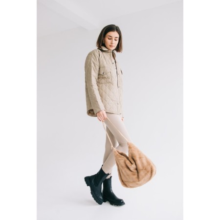Love bag with lightning, brown color-8
